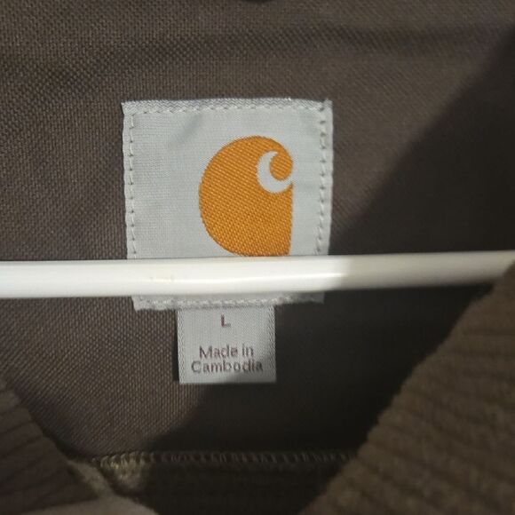 Carhartt Brown Performance Jacket with Standing Collar - Picture 4 of 11